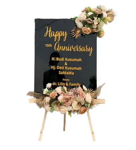 Papan Bunga Akrilik Saban